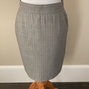 Escada gray tailored skirt
